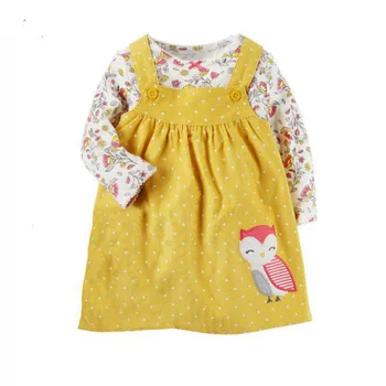Baby Girl Apģērbu Komplekts 2gab Toddler Kaķis Kleita Krekli, Apģērbu Jaundzimušajiem-Meitenēm, Bērnu Apģērbs Vasaras/pavasara Rozā Bikšturi Kleita 2019