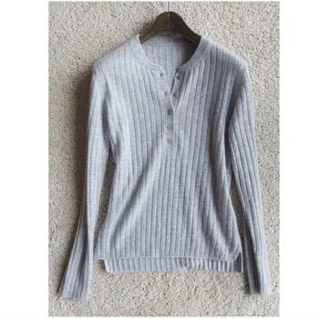 BARESKIY mīksta kašmira stiept džemperis un dāmas, džemperi, pavasara un rudens džemperis O-veida kakla sieviešu jaka adīta zīmola krekls