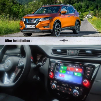 Priekš Nissan X-Trail X Trail T32 Qashqai J11 Android 2013 Radio+ Auto Multimediju DVD Atskaņotājs kasešu diktofonu, Galvu vienība GPS Stereo