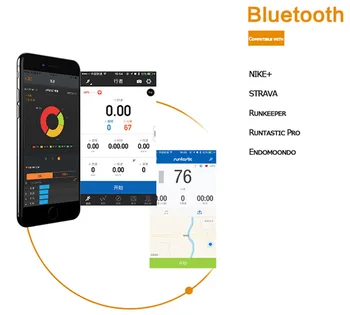 Sirds Ritma Monitors Bluetooth 4.0 & Ant+ Smart Krūšu Siksnas, Jostas Sirds Pulsa Sensors Sirds Monitoru, Runtastic Sirds Ritma Mērītājs
